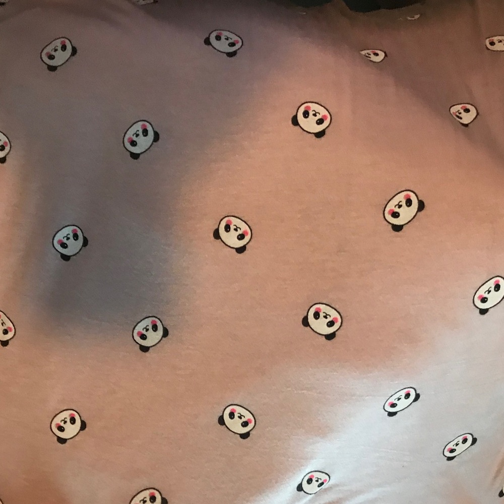Panda Shirt Pink Cute